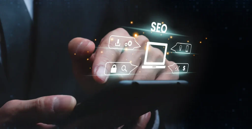 نمایش انتخاب یک کسب و کار روی یک موبایل از روی نقشه گوگل